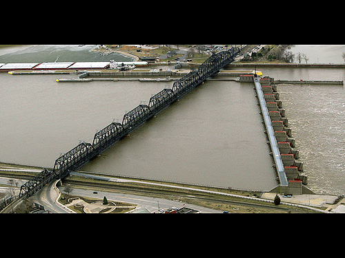 Aerial - Arsenal Swing Span Bridge